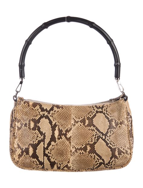 gucci snake clasped purse|Gucci snakeskin bag.